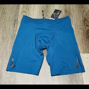 Nike Aeroswift Running Racing Aerodynamic 1/2 Tights Blue Mens Size Large